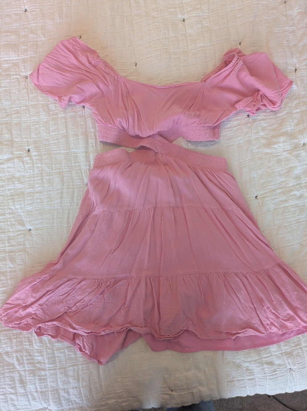 Pink Cut Out Dress